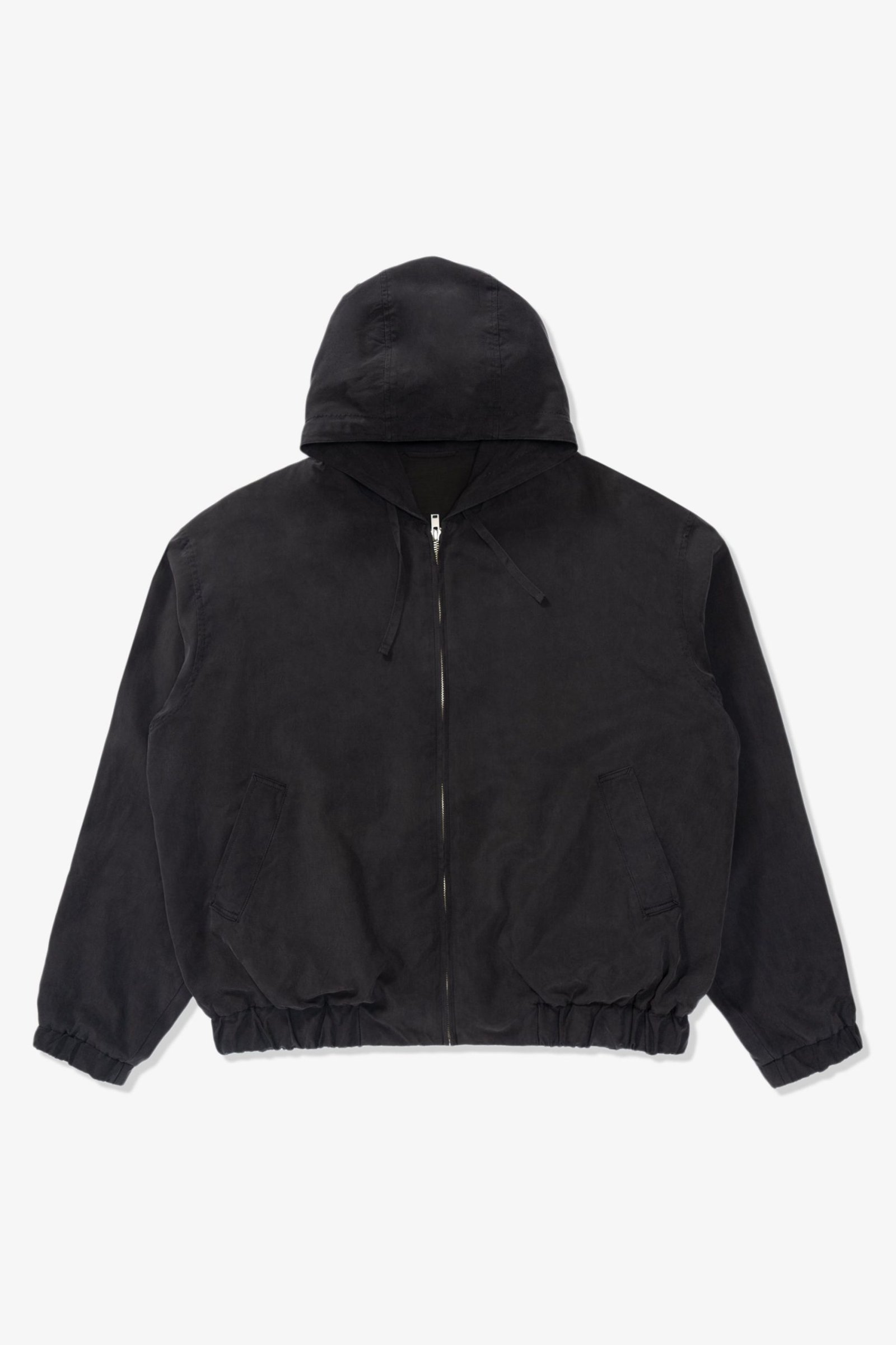LW - C x KAPTAIN SUNSHINE SILK ZIP JACKET - NAVY LW - C x KAPTAIN SUNSHINE SILK ZIP JACKET - NAVY front view