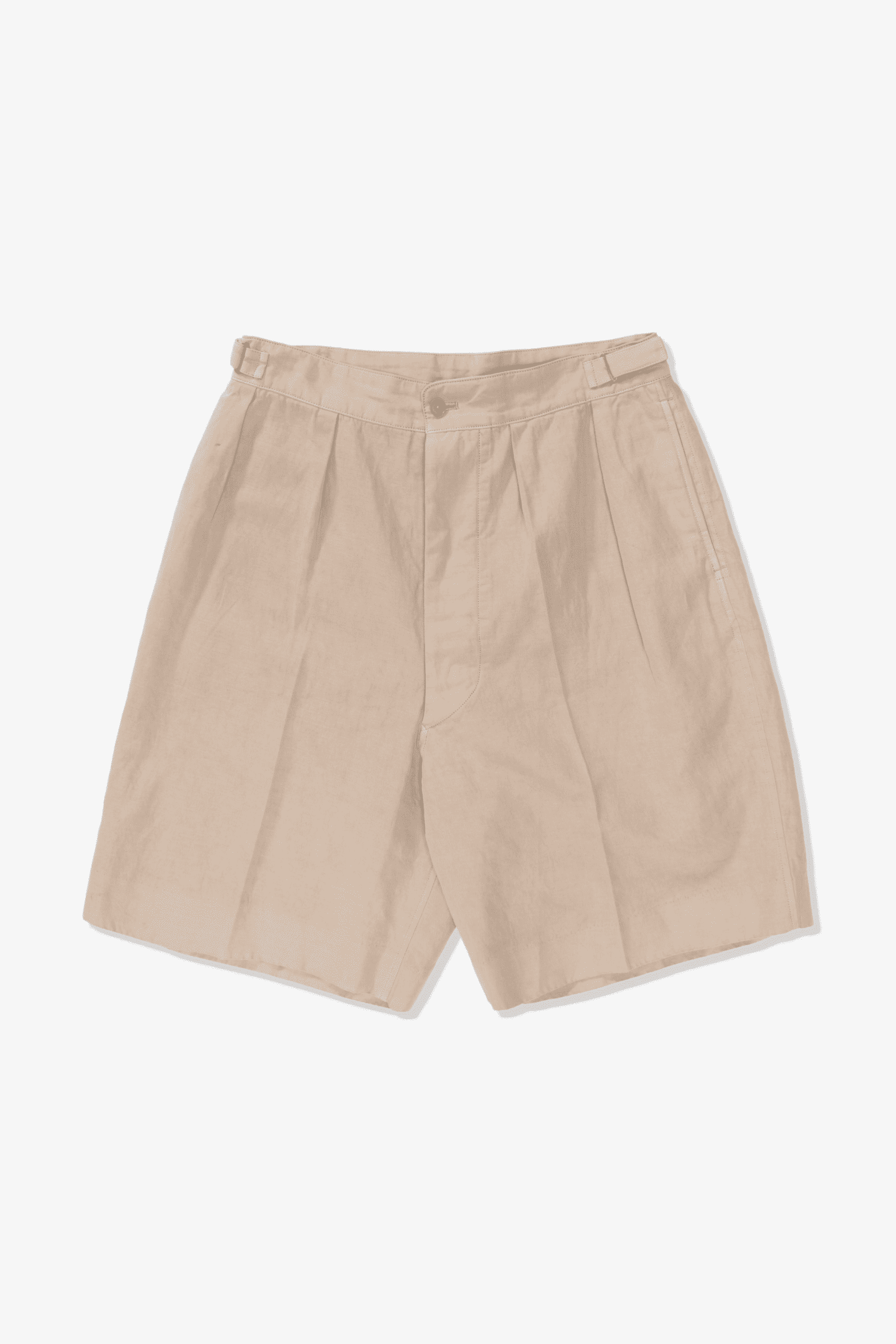 LW COTTON LINEN SHORT - TAUPE LW COTTON LINEN SHORT - TAUPE - Image 1