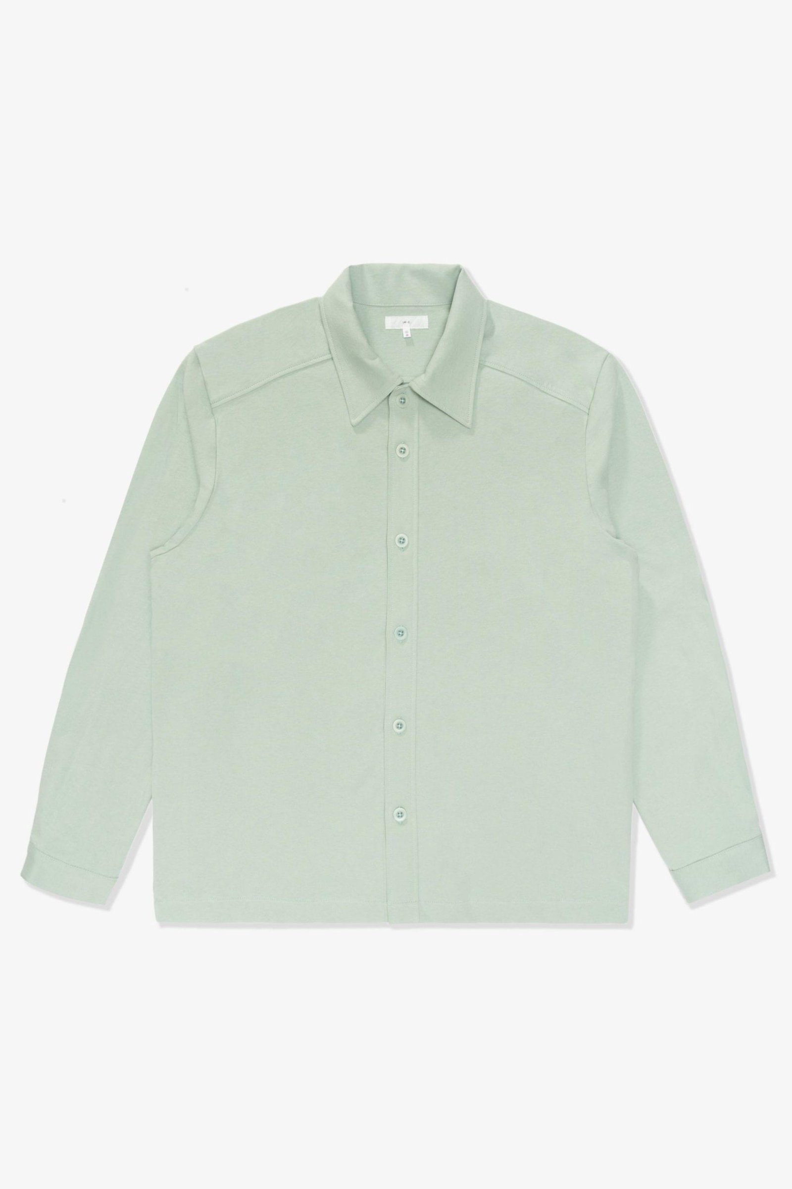 Ladies White Button Down Shirt front view classic office shirt