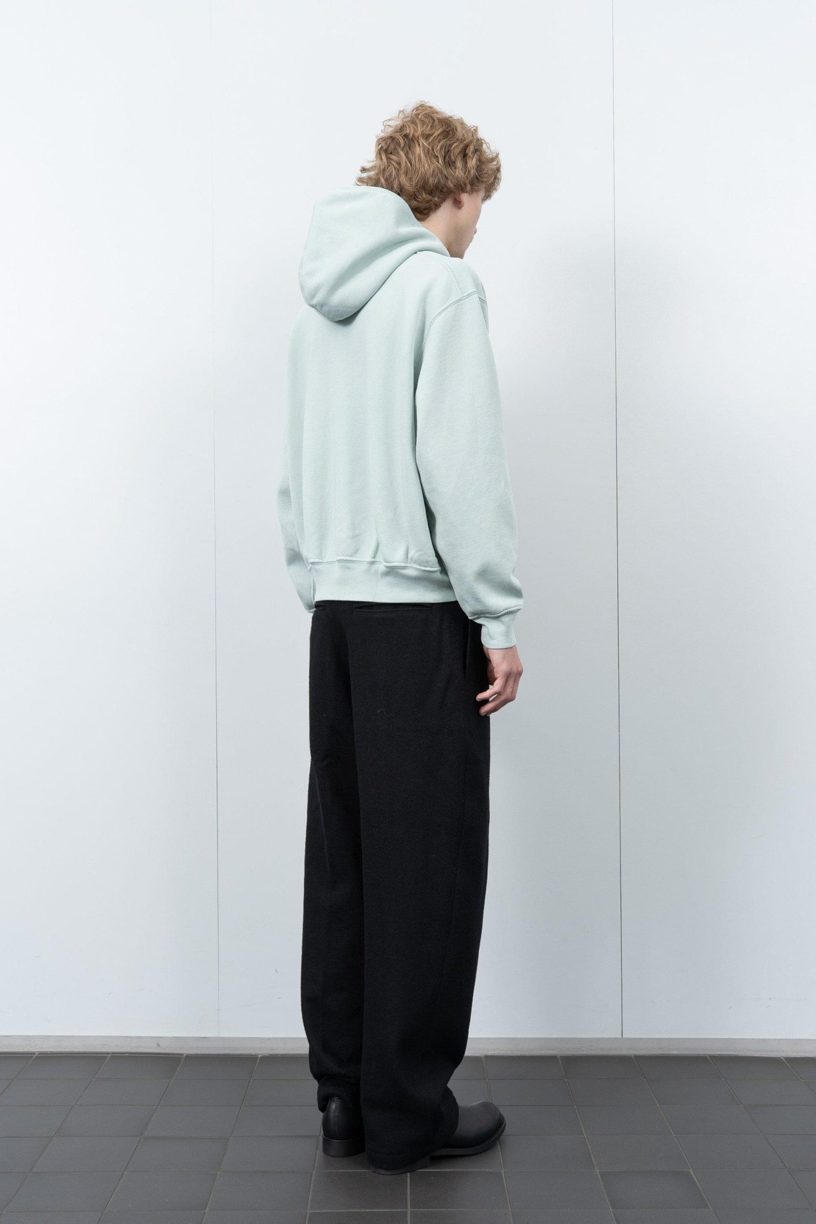 Lady White Co classic fit hoodie back view minimal streetwear hoodie